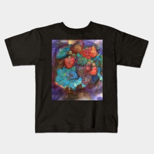 Silk Roses Kids T-Shirt